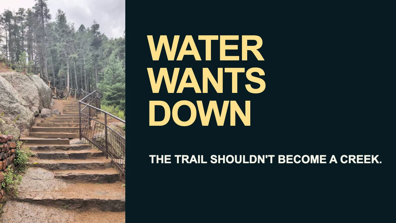 Original Hidden Logic trail-drainage thumbnail labeled Water Wants Down